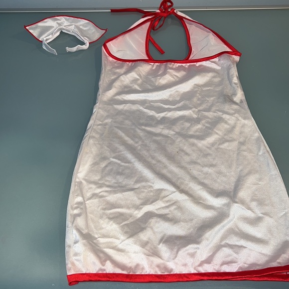 Satin Nurse costume XS/S - Picture 3 of 3